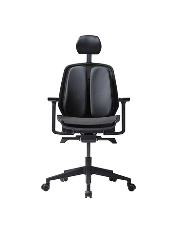 Duorest Alpha | High Back Chair Ergonomic Executive Office Chair With Headrest | Adjustable Backrest, Seat & Armrest