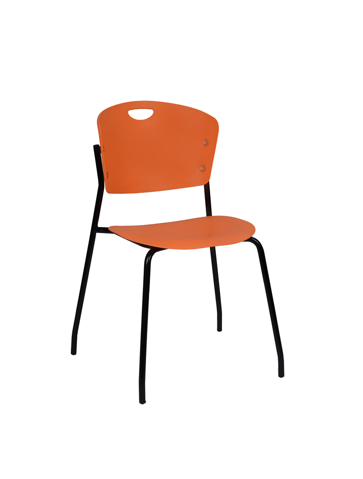 Pluto Cafeteria Chairs | Light weight | Stackable Cafe/Dinning Chair