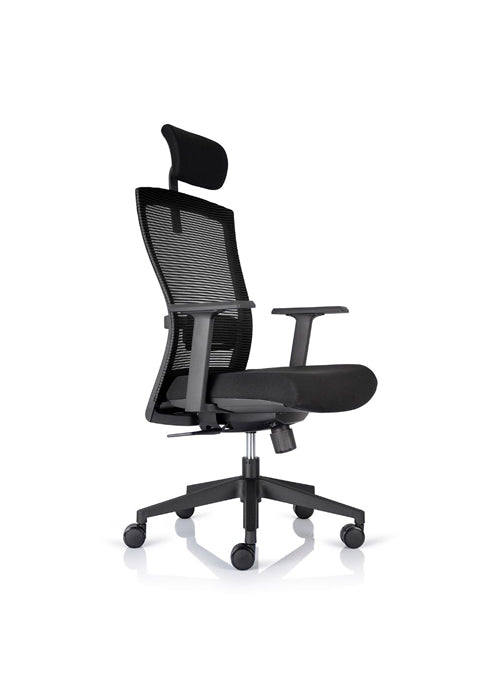 Mercury Crystal | Executive Chairs | Sliding & Height Adjustable Armrest