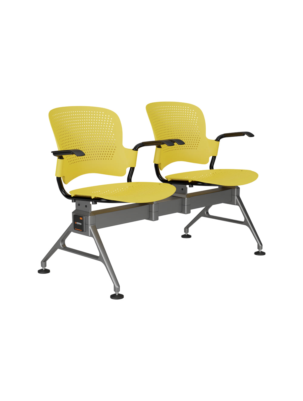 Venus Gang chair - 2 seater | Airport Waiting Area Chair/Public Seating